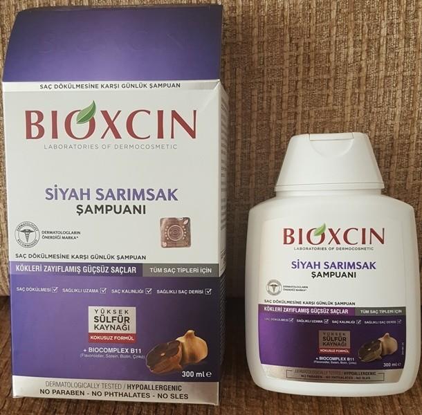 Bioxcin Saç Dökülmesine Karşı Siyah Sarımsak Şampuan