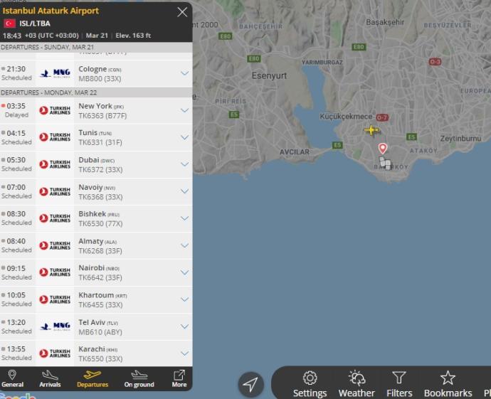 FlightRadar24 ile Sevdiklerinizi Gökyüzünde Takip Edin