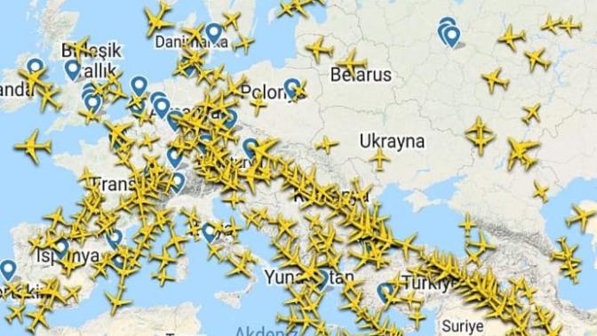 FlightRadar24 ile Sevdiklerinizi Gökyüzünde Takip Edin