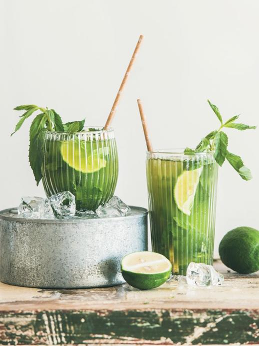 İçinizi Serinletecek Lime/Limon Dilimli, Buzlu Yeşil Çay Tarifim
