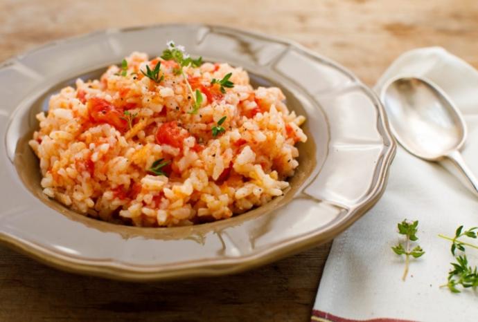 domatesli pilav