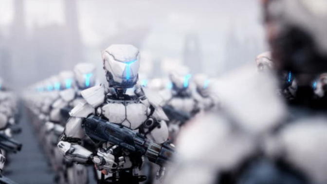 Yapay Zekalı, Teknolojik Robotik Ordular