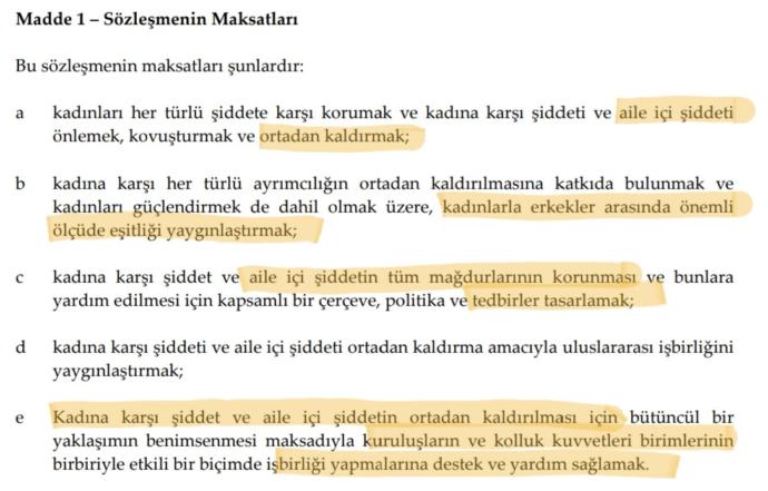 Gerçekten Okudunuz mu? Cinsel Yönelimi Yayıp Türk Aile Yapısını Bozduğu İddia Edilen İstanbul Sözleşmesi Maddeleriyle!