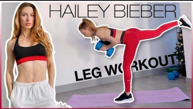Hailey Bieber Gibi İnce ve Sıkı Bacaklara Sahip Olmak için Bu Antrenmanı Kaçırma!