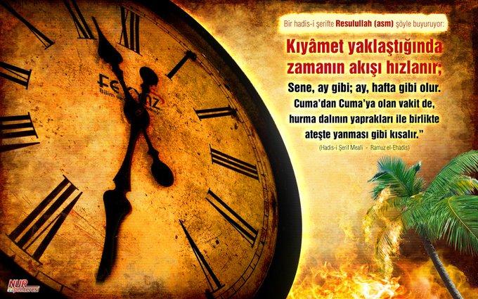 Ateş kıvılcımı kadar hızlı geçen zaman..