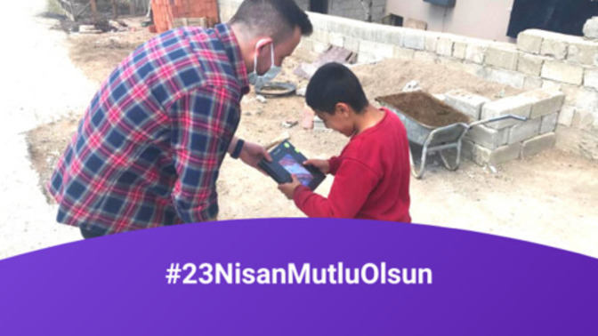 #23NisanMutluOlsun Bağış Kampanyamızda Alınan Tabletler Öğrencilere Ulaştı🎉!