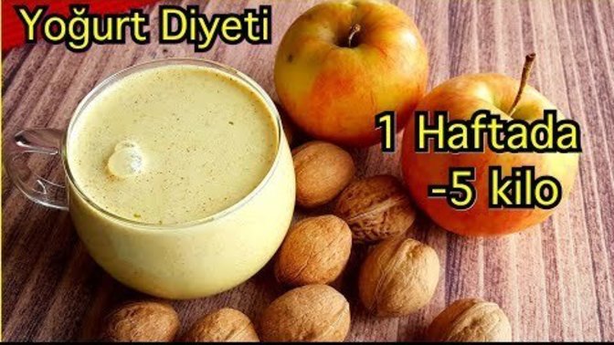 1 Haftada 5 Kilo Verdiren Yoğurt Diyeti/Diyet Listesi İle Beraber