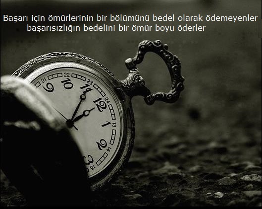 Başarı için bedel ödemek zorundasınız!