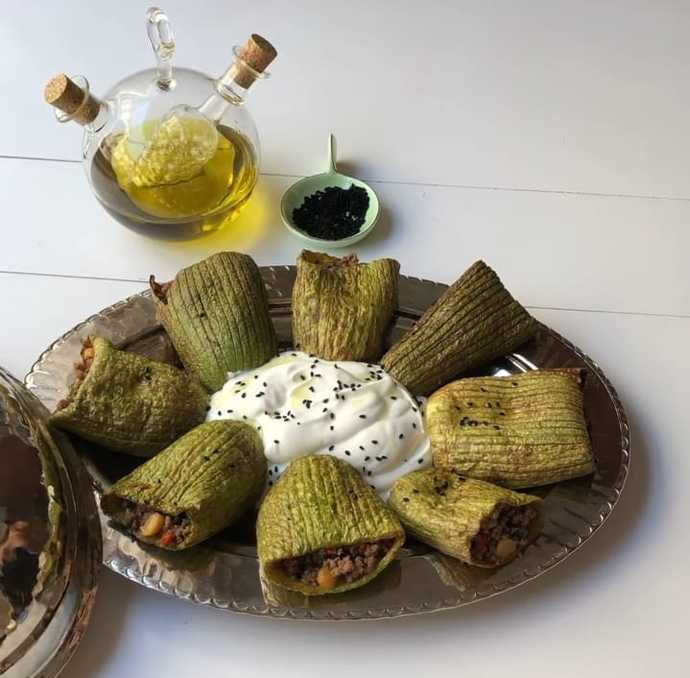 kabak dolması servise hazır