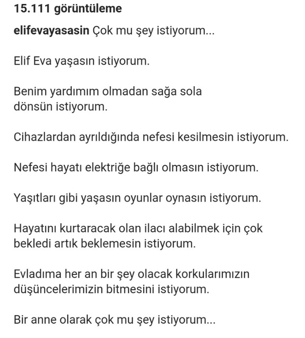 Annesinden..