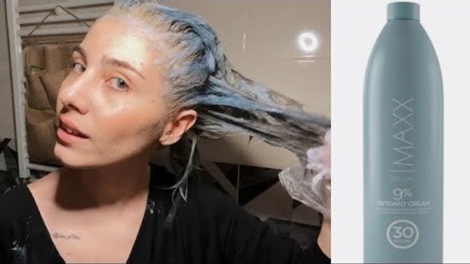 Evde Sarı Saç Nasıl Boyanır? Saçlarımı Sarıya Boyadım! 👩🏼‍🦱💆🏼‍♀️