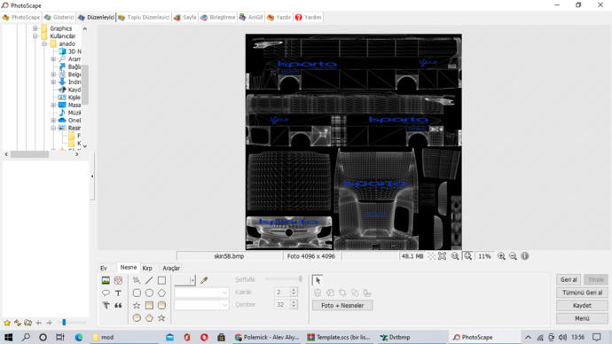 PhotoScape ile Skin yapma