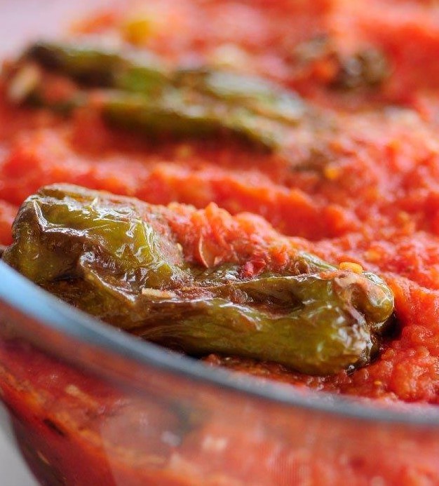 Domates Soslu Biber Kızartması