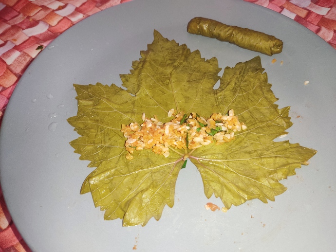 Yapraklarımızı sarıyoruz.