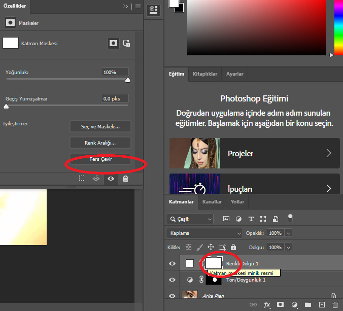 Photoshop Kullanarak Göz Rengi Değiştirme