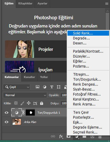 Photoshop Kullanarak Göz Rengi Değiştirme