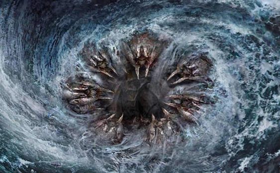 Charybdisin oluşturduğu girdap