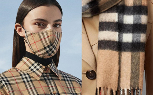 Bilinen ekose desenin tasarımı Burberry şirketine aittir.