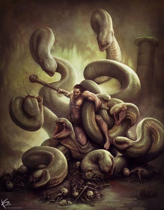 Herakles/Herkül vs Hydra