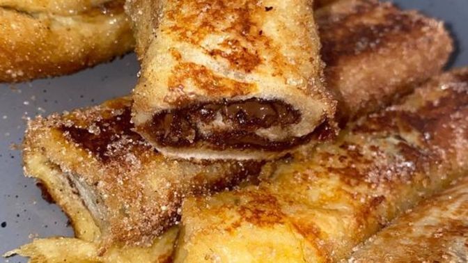 Pratik Bir o Kadar Lezzetli Nutellalı Rulo Tatlı