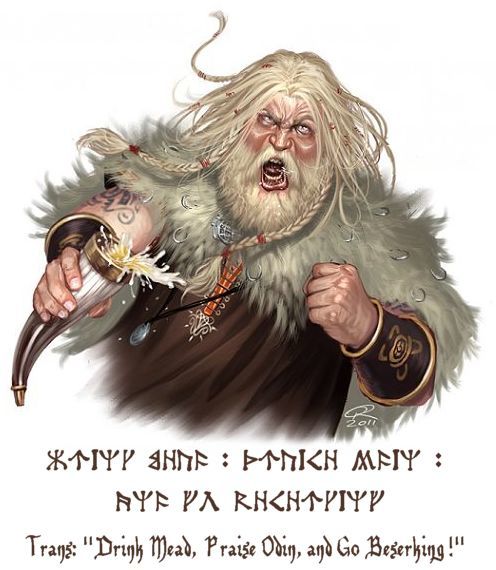 Bir Mitolojik Yaratık: Berserker/Vahşi Savaşçı, Çılgına Dönmüş Olan