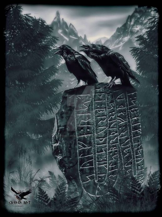 Bir Mitolojik Yaratık: Kuzgunlar/Huginn ve Muninn