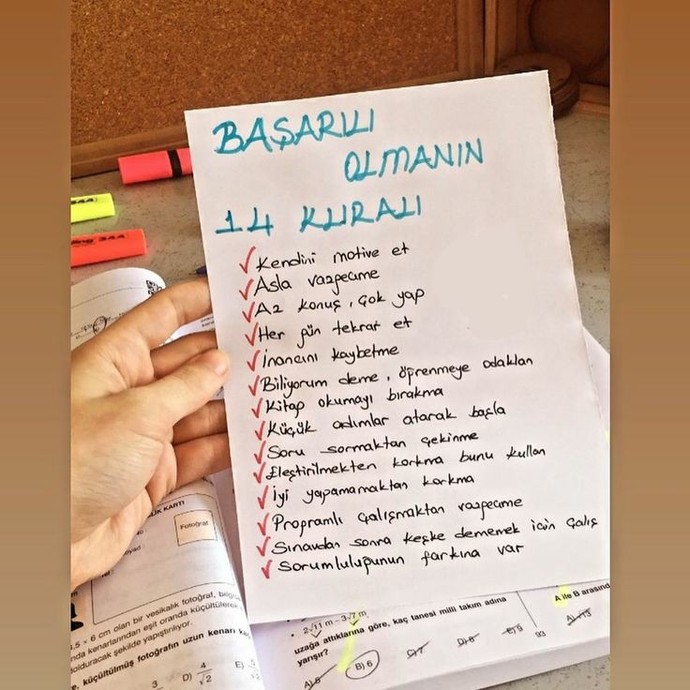 Senden Beklenenler ve Kendinden Beklediklerin..