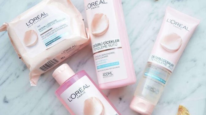 L'Oréal Paris Değerli Çiçekler Makyaj Temizleme Serisi Deneyimim!