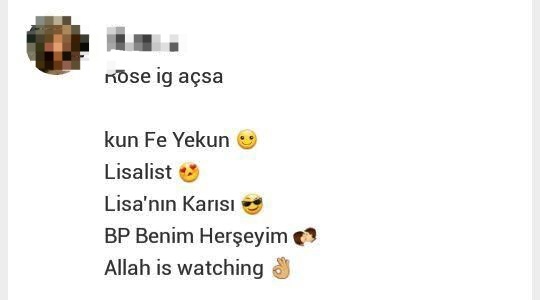 Lisa, Güney Koreli müzik grubu sanatçısıdır. Resimdeki de Lisaya övgüler yağdıran kanser bir fan.