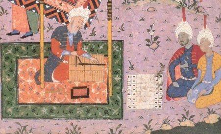 Satrancın Hindistandan gelişine örnek olarak İran sarayında Nardın icadı efsanesi, Müslüman dünyasında örneklenmiştir.