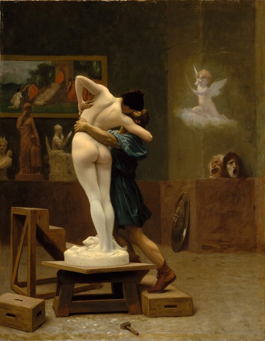 Jean-Léon Gérôme - Pygmalion and Galatea / 1890