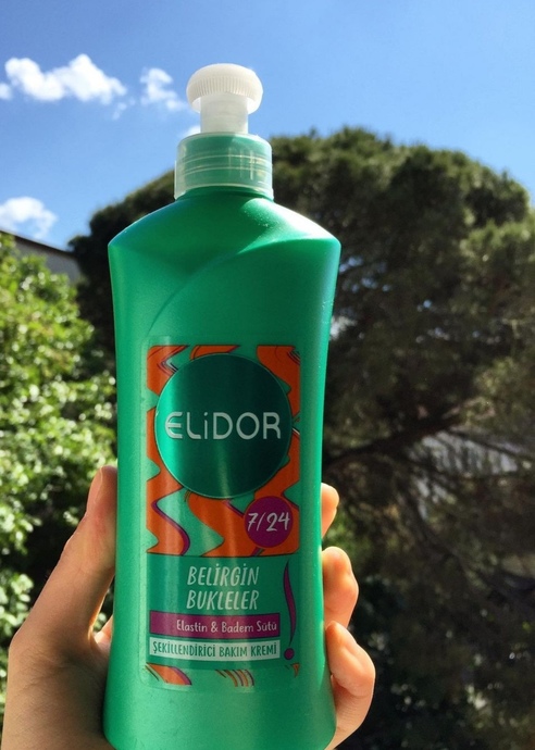 Elidor 7/24 Belirgin Bukleler Şekillendirici Saç Bakım Kremi