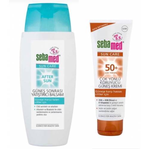 Sebamed Çok Yönlü Koruyucu Güneş Kremi SPF 50+ 75 ML + Güneş Sonrası Yatıştırıcı Balsam