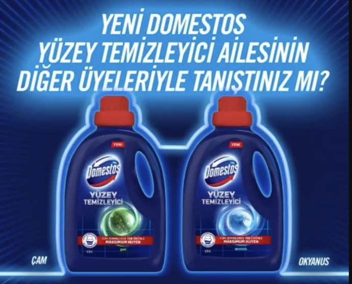 domestos yüzey temizleyici okyanus - çam 
