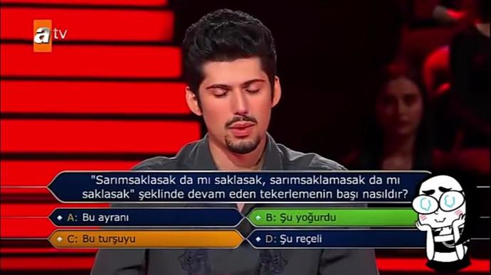 Kısa Bir Bence: Kim Milyoner Olmak İsterde Ege Aydoğan ve Bir Sarımsak Vakası