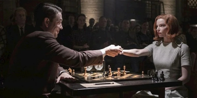 Şampiyonluk maçından sonra Borgov, Bethi tebrik ederken...