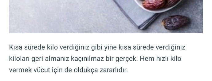 Son Zamanların Popüler Diyeti Olan Hurma Diyeti Hakkında Birkaç Bilgi Veriyorum!