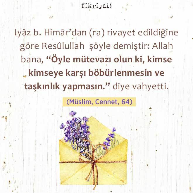 Tevazuda Örneklik ve Yeryüzünde En Mütevazi İnsan Hz. Muhammed Aleyhissalâtu Vesselâm!
