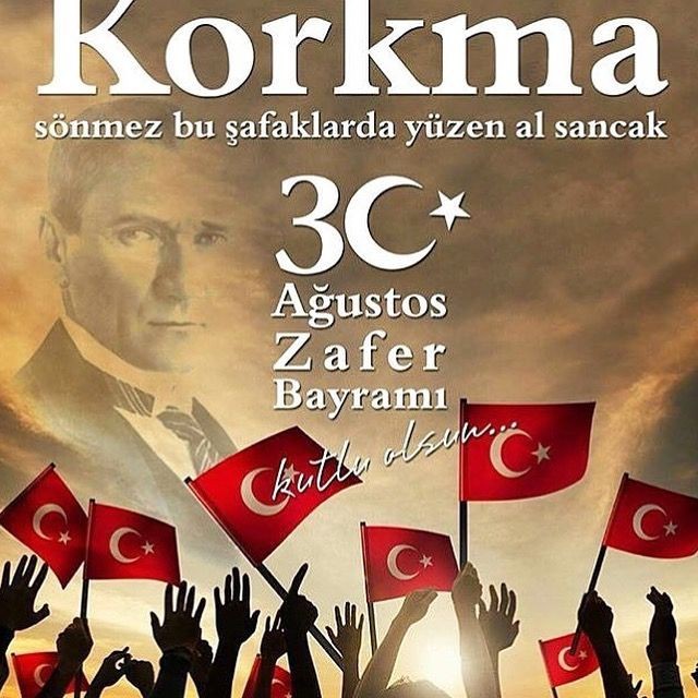 30 Ağustos Zafer Bayramımız Kutlu Olsun!
