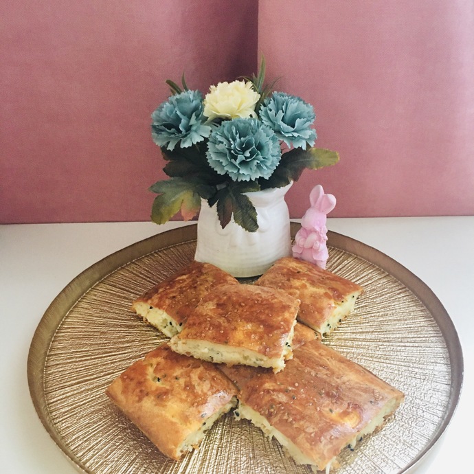 Börek Tadında Nefis Tepsi Poğaçası 🧡