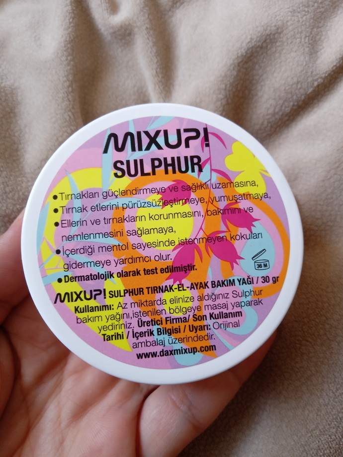 Daha Güçlü Tırnaklar İçin Mixup! Sulphur Deneyimim!