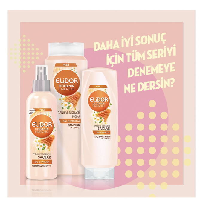 Elidor Doğanın Enerjisi Canlı ve Dirençli Saçlar Serisi