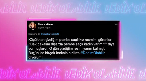 Pembe Saçlı Kızlar, Kadıköy Meydanı’ndan Genç Kadınlara Sesleniyor: #DedimOlabilir