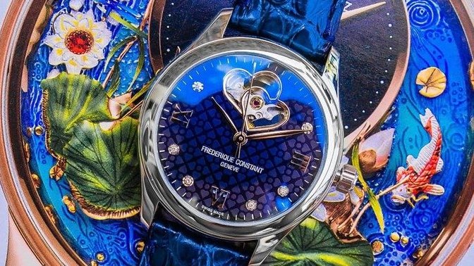 Frederique Constant Ladies Çi̇ft Kalpli̇ Bayan Saati̇ Moda Severlerle!