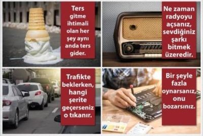 1 Bence, 2 Konu: Murphy Kanunları ve Benzerleri Hakkında İlginç Tanımlamalar & Google İçin Çok Önemli Arama İpuçları