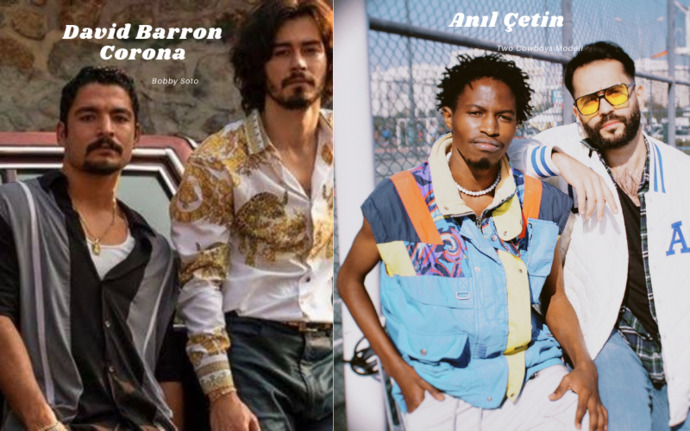 Two Cowboys modeli Anıl Çetin ile Narcos dizisi karakteri David Barron Corona