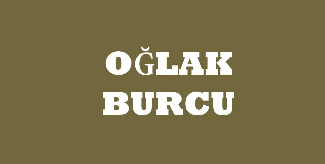 Oğlak♑