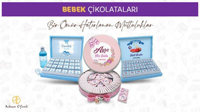 Bebek Organizasyonlarını Şenlendirecek Lezzetli Bebek Çikolataları