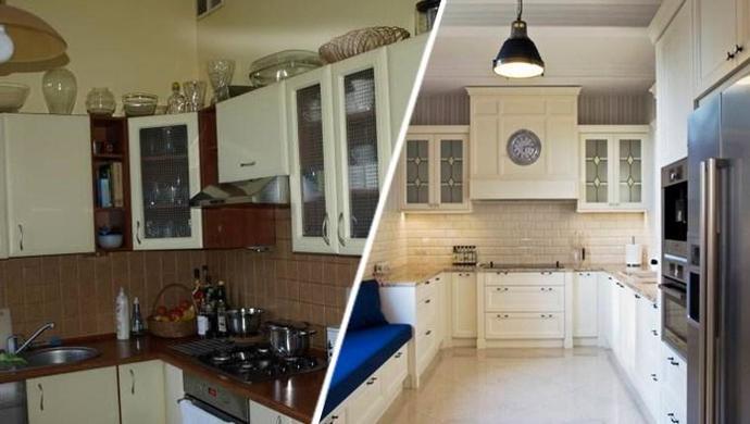Öncesi ve Sonrası İle Büyüleneceğiniz Mutfaklar!