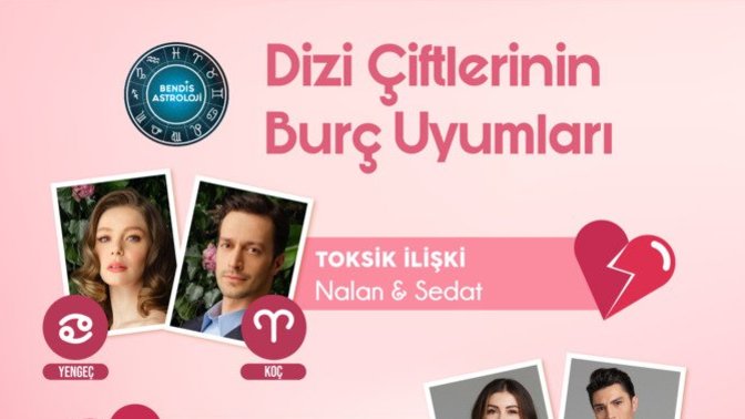 Popüler Dizi Çiftlerinin Burç Uyumları